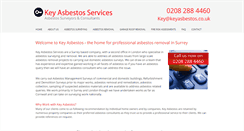 Desktop Screenshot of keyasbestos.co.uk